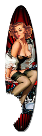Pin-Up-Surfboard-Vintage-Sign-Metal-Sign