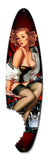 Pin Up Surfboard Vintage Sign Metal Sign