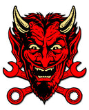 Devil Wrench Vintage Sign Metal Sign