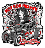 Hot Rod Heaven 2 Vintage Sign Metal Sign