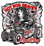Hot Rod Heaven 2 Vintage Sign Metal Sign