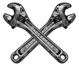 Dad's Garage Wrench Vintage Sign Metal Sign