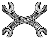 My Tools My Rules Wrench Vintage Sign Metal Sign