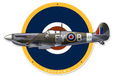 Spitfire Vintage Sign Metal Sign
