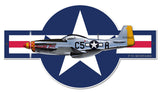P-51 Mustang Vintage Sign Metal Sign