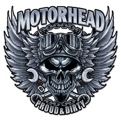 Motorhead Vintage Sign Metal Sign