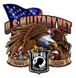 US-Military-Vet-Eagle-Vintage-Sign-Metal-Sign