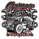 Greaser 3 Vintage Sign Metal Sign