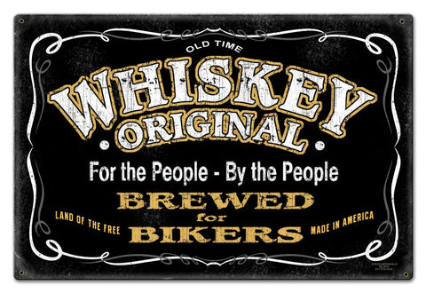 Whiskey Original Vintage Sign Metal Sign