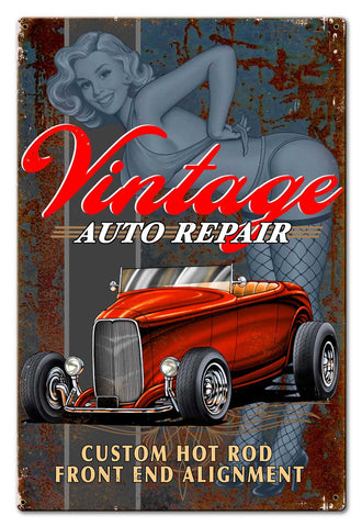 Vintage Vintage Sign Metal Sign