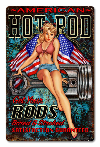 Hot-Rod-Girl-4-Vintage-Sign-Metal-Sign