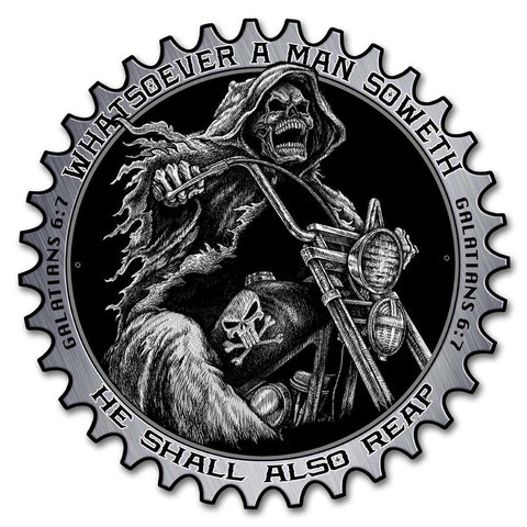 Reaper Vintage Sign Metal Sign