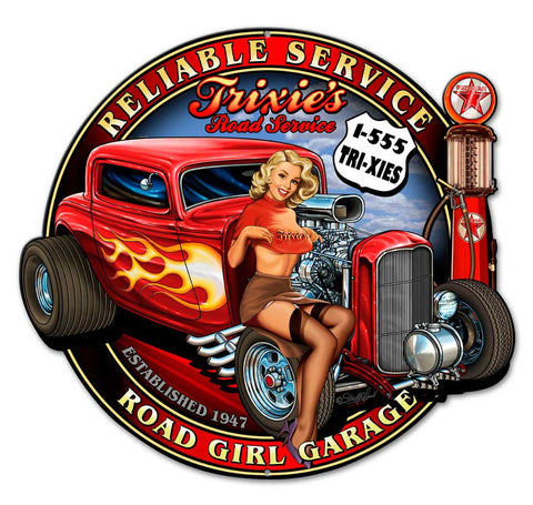 Trixies-Rod-Vintage-Sign-Metal-Sign