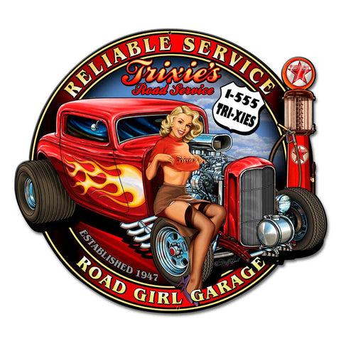 Trixies-Rod-Vintage-Sign-Metal-Sign