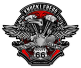 Knuckle Vintage Sign Metal Sign