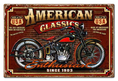 American Classic Vintage Sign Metal Sign