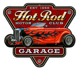 Hot Rod Garage Vintage Sign Metal Sign