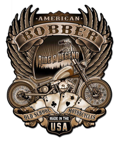 American-Bobber-Vintage-Sign-Metal-Sign