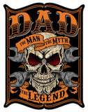 Dad The Man Vintage Sign Metal Sign