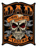 Dad The Man Vintage Sign Metal Sign