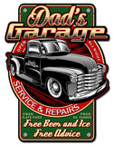 Dads Garage Vintage Sign Metal Sign