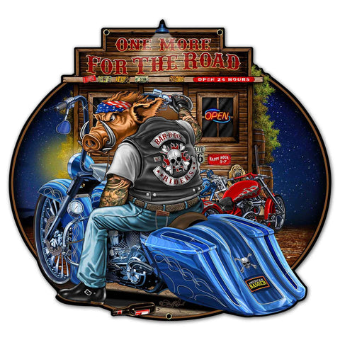 Bagger Metal Sign