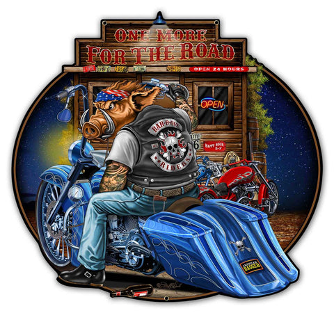 Bagger Metal Sign
