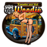 Woodie 2 Metal Sign