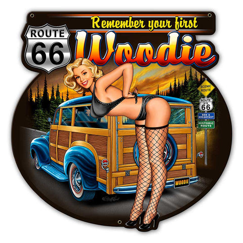 Woodie 2 Metal Sign