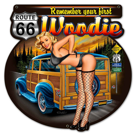 Woodie 2 Metal Sign