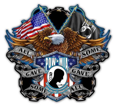 POW WING 4 Metal Sign