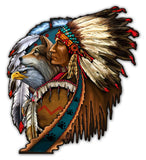 SHIELD-INDIAN-5-Metal-Sign