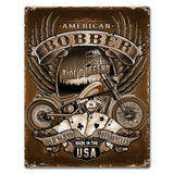 Bobber 5 12 x 16 Custom Shape Metal Sign