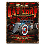 Rat Trap 18 x 24 Custom Shape Metal Sign