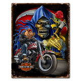 Reaper Sign 23 x 30 Custom Shape Metal Sign