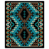 Brown Blanket Look 40 x 48 Custom Shape Metal Sign