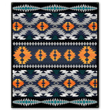 Orange Blanket Look 20 x 24 Custom Shape Metal Sign