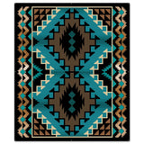 Brown Blanket Look 30 x 36 Custom Shape Metal Sign