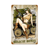 Hellcat Honey Metal Sign