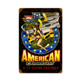 American Bombshell Metal Sign