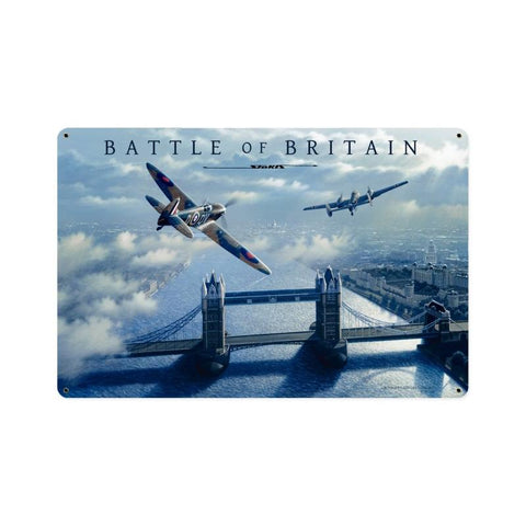 Battle Of Britain Vintage Sign Metal Sign