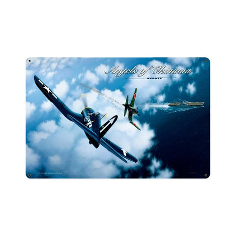 Angels-Of-Okinawa-Vintage-Sign-Metal-Sign