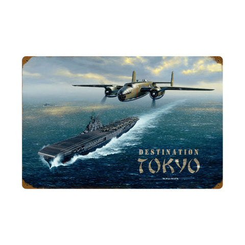 Destination-Tokyo-Vintage-Sign-Metal-Sign