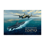 Destination Tokyo Vintage Sign Metal Sign
