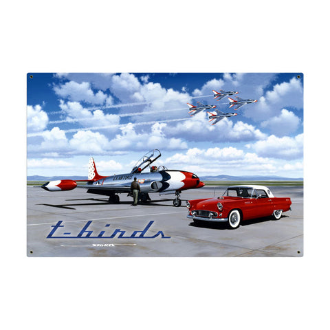 T-Birds-Vintage-Sign-Metal-Sign