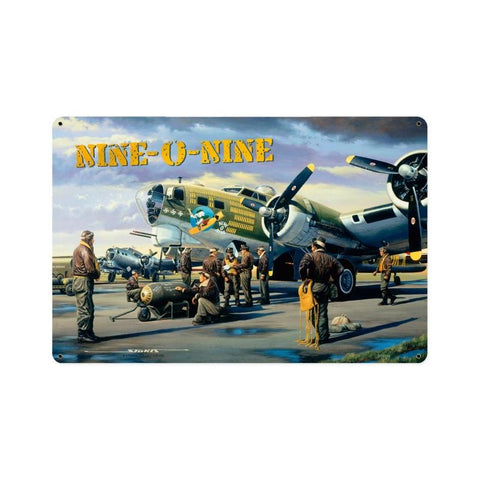 Nine O Nine Vintage Sign Metal Sign