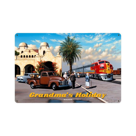 Grandmas-Holiday-Vintage-Sign-Metal-Sign