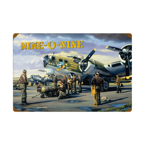 Nine O Nine Vintage Sign Metal Sign