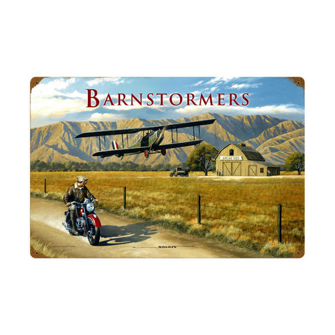 Barnstormer Vintage Sign Metal Sign