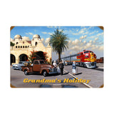 Grandmas Holiday Vintage Sign Metal Sign